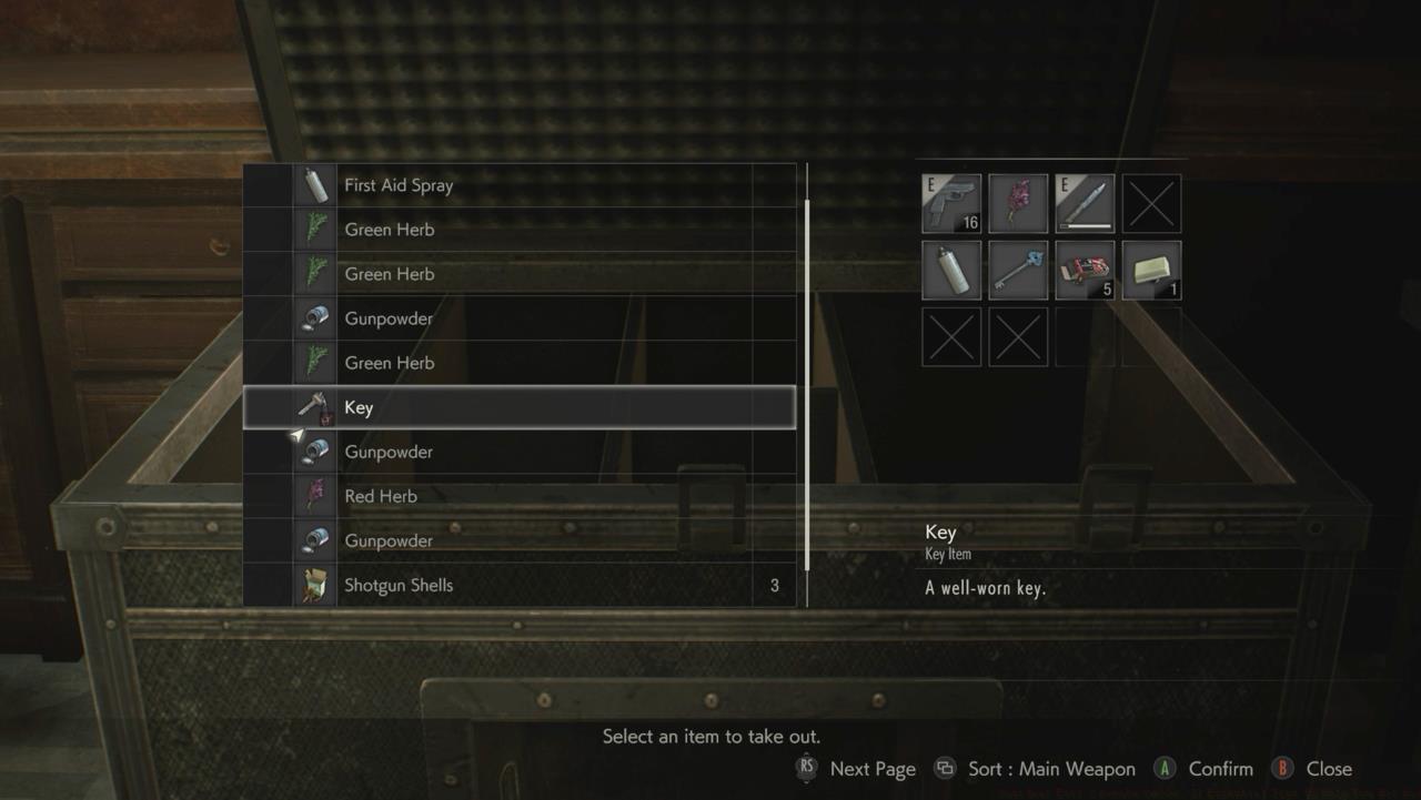 Double Back On Key Items Without Red Check Marks